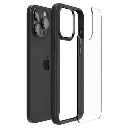 Spigen Ultra Hybrid - tok iPhone 15 Pro Max készülékhez (matt fekete)
