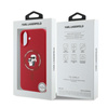 Karl Lagerfeld Silikon Karl & Choupette Ring MagSafe - iPhone 16 Plus Hülle (rot)