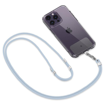 Spigen Universal Strap Set Crossbody & Wrist - Bandoulière + dragonne pour téléphone portable (Mute Blue)
