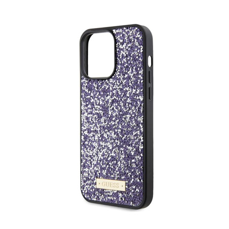 Guess Rhinestone Metal Logo - Coque iPhone 15 Pro Max (rose)