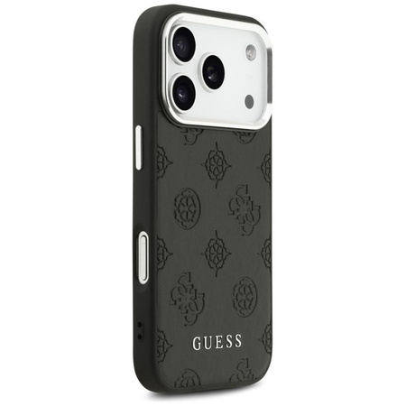 ETUI DO IPHONE 17 PRO do MAGSAFE GUESS ORYGINALNE CZARNE SKÓRZANE MODNE