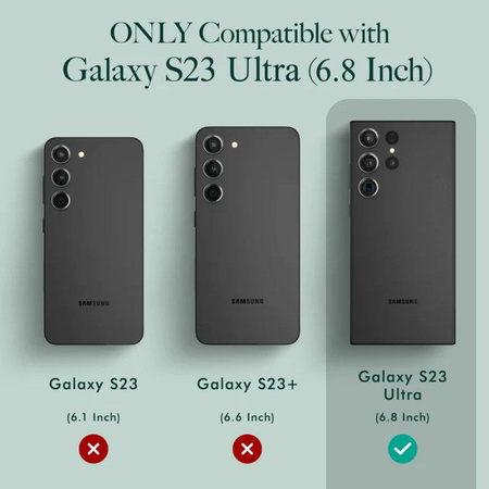 Gewehr Papier klar - Samsung Galaxy S23 Ultra Fall (Weide)