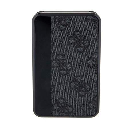 Guess 4G Leder Metall Logo - Power Bank 10000 mAh 18W (schwarz)