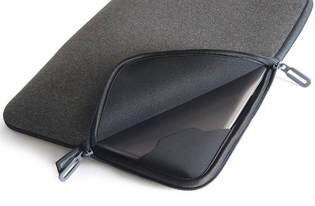 Tucano Melange Second Skin - Obal na MacBook Pro 15" / Ultrabook 13" / Notebook 14" (černý)