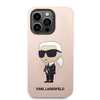 Karl Lagerfeld Silikon NFT Ikonik MagSafe - Hülle für iPhone 14 Pro Max (Pink)
