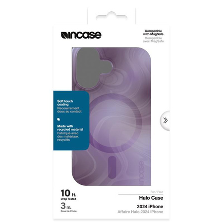 Incase Halo Case MagSafe - Hülle iPhone 16 (Oil Slick Lilac)