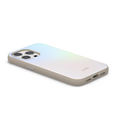 Moshi iGlaze Slim Hardshell Case - iPhone 13 Pro Case (SnapTo system) (Astral Silver)