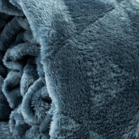 Decke 150x200cm (navy blau) (Muster 02)
