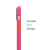 Speck CandyShell Pro + MagSafe - Coque pour iPhone 14 Plus avec revêtement MICROBAN (Digital Pink / Energy Red)