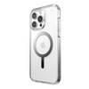 Speck Presidio Perfect-Clear MagSafe - iPhone 15 Pro Max Fall (Klar / Chrom-Finish / Serene Silber)