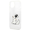 Karl Lagerfeld Choupette Fun-Sonnenbrille - iPhone 14 Etui (Transparent)