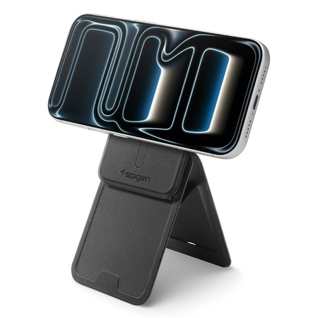 Spigen S314-3 Slim Fold Tripod MagSafe - Magnetic Wallet with Stand Function (Black)