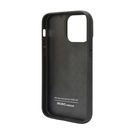 Audi Carbon Stripe - Schutzhülle für iPhone 14 Pro Max (Schwarz)