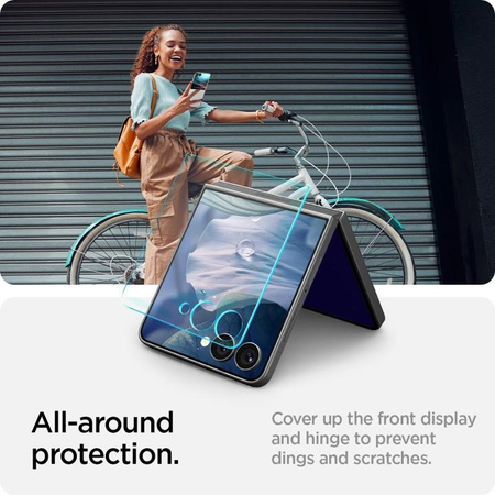 SZKŁO HARTOWANE NA EKRAN DO GALAXY Z FLIP 7, Spigen, Ochronne