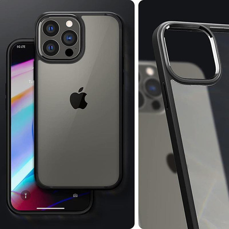 Spigen Ultra Hybrid - tok iPhone 13 Pro készülékhez (fekete)