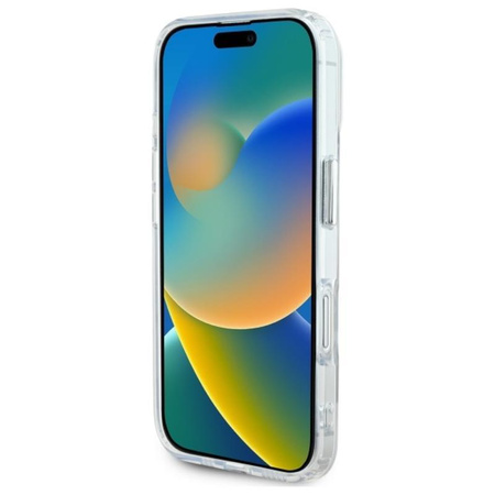 Karl Lagerfeld IML Metal Karl Head MagSafe - Pouzdro pro iPhone 16 Plus (bílé)