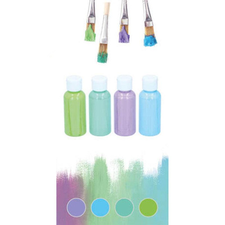 Artico - Set of pastel acrylic paints in 80 ml tubes 4 colors (Set of 2)