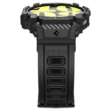 Spigen Rugged Armor Pro - řemínek + pouzdro pro Samsung Galaxy Watch 7 44 mm (matně černé)