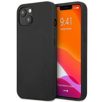 AMG Leather Hot Stamped - Étui pour iPhone 14 Plus (noir)