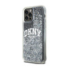 DKNY Liquid Glitter Big Logo - iPhone 12 / iPhone 12 Pro tok (fekete)