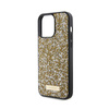 Guess Rhinestone Metal Logo - pouzdro pro iPhone 15 Pro Max (žluté)