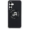 Karl Lagerfeld Silikon Karl & Choupette Heads MagSafe – Hülle Samsung Galaxy S25 FE (schwarz)