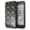 Guess Double Layer Glitter Case Peony G - iPhone SE 2020 / 8 / 7 Case (Schwarz)