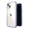 Speck Presidio Perfect-Clear with Impact Geometry - iPhone 15 Plus / 14 Plus Case with MICROBAN Coating (Clear / Grounded Purple)