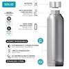 Quokka Solid - Stainless Steel Thermal Bottle 510 ml (Seafoam)