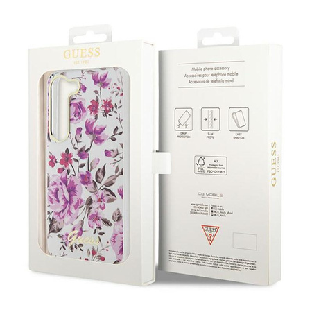 Guess Flower Collection - Samsung Galaxy S23 Case (white)