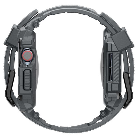 Spigen Rugged Armor Pro - Řemínek s pouzdrem pro Apple Watch 10 46 mm (Tmavě šedá)