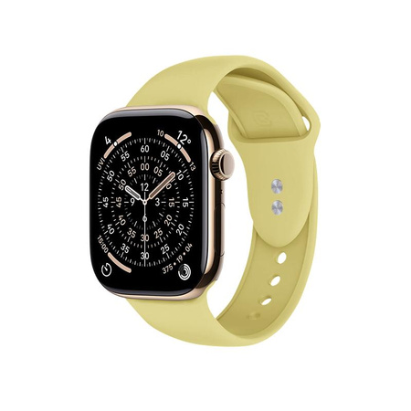 Crong Liquid - Řemínek pro Apple Watch 38/40/41/42 mm (sláma)