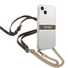Guess 4G Gold Stripe Crossbody - iPhone 13 Case