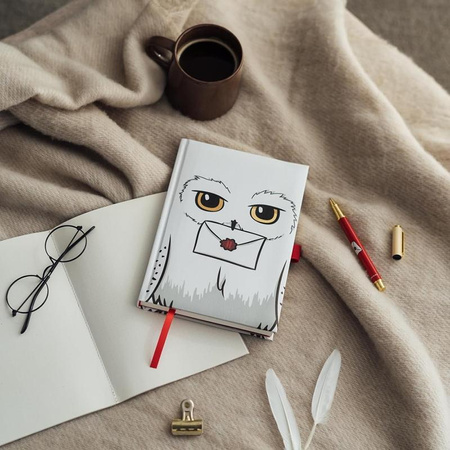 Harry Potter - Bloc-notes / Carnet de notes A5 avec stylo Hedwig
