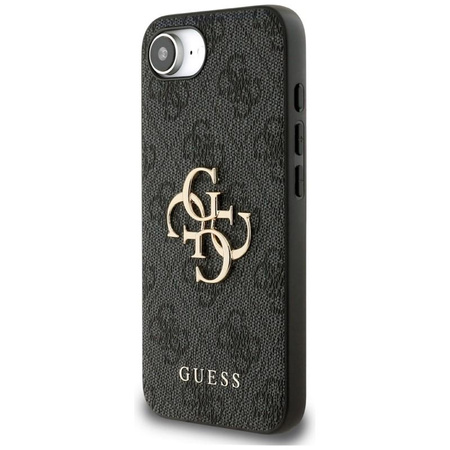 Guess 4G Big Logo - Coque pour iPhone 16e (noir)