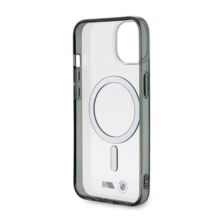 BMW Silberring MagSafe - iPhone 14 Tasche (Transparent)
