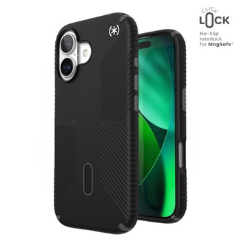 Etui do iPhone 17 do MagSafe Speck Presidio2 Grip Czarne Pancerne ClickLock