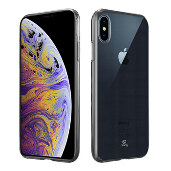 Kryt Crong Crystal Slim - pouzdro pro iPhone Xs Max (průhledné)
