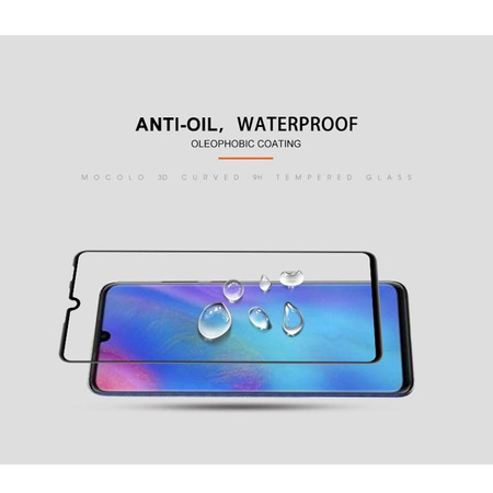 Mocolo 3D 9H Full Glue - Celoplošné ochranné sklo pro Huawei P30 Lite (černé)