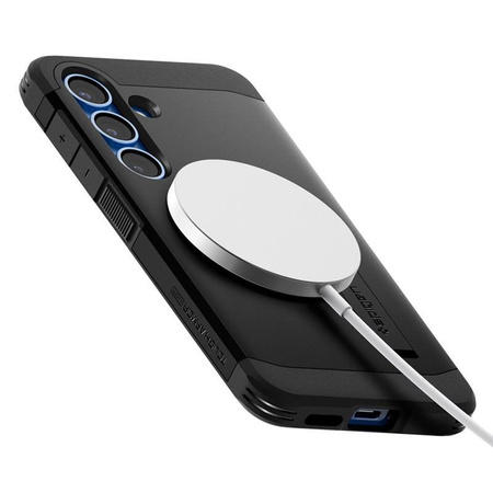 Spigen Tough Armor MagSafe - Gehäuse für Samsung Galaxy S25 (Schwarz)