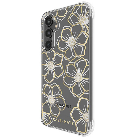 Case-Mate Floral Gems - Case for Samsung Galaxy S23 FE 5G (Gold)
