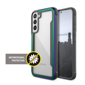 X-Doria Raptic Shield Pro - Samsung Galaxy S22+ 5G Case (Antimicrobial Protection) (Iridescent)
