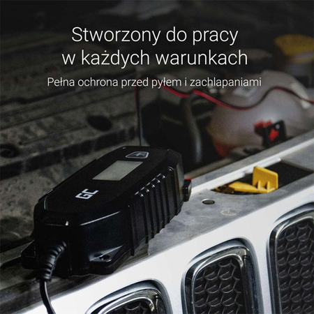 Green Cell - nabíječka, nabíječka pro 6V / 12V (4A) baterie s inteligentní diagnostickou funkcí