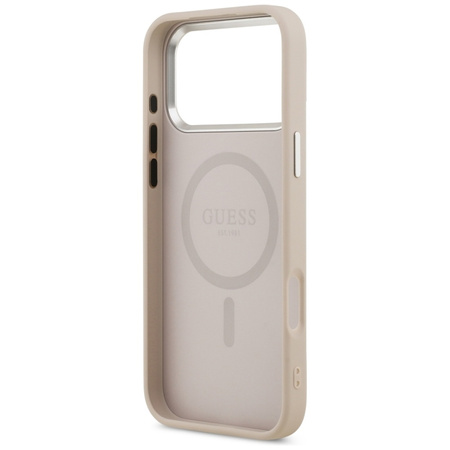 Guess Triangle Logo MagSafe - Case iPhone 17 Pro (Pink)