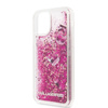 Karl Lagerfeld Glitter Liquid Floatting Charms - iPhone 11 Case (Pink Floatting Charms)
