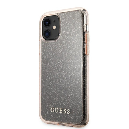 Třpytivé pouzdro Guess - pouzdro pro iPhone 11 (růžové)