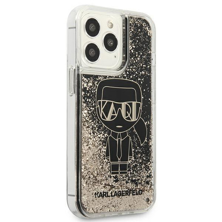 Karl Lagerfeld Liquid Glitter Gatsby - pouzdro pro iPhone 13 Pro