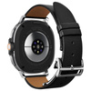 Spigen Enzo - Genuine Leather Strap for Samsung Galaxy Watch 8 / 8 Classic 40 / 44 / 46 mm (Black)