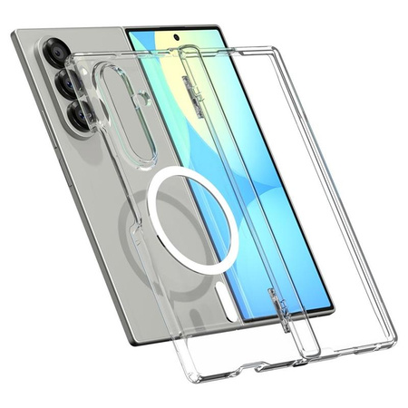ETUI MAGSAFE SPIGEN DO GALAXY Z FOLD 7, Przezroczyste, Magnetyczne, Case
