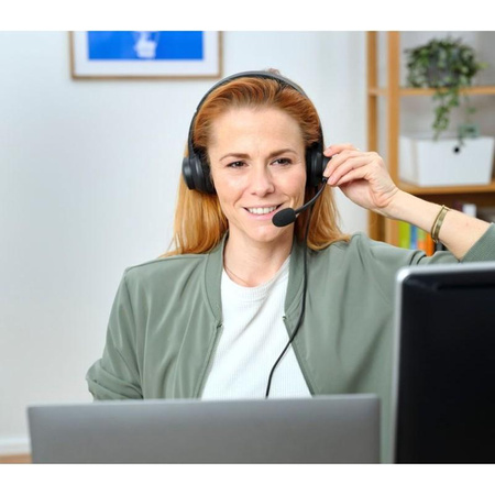 Trust Ayda - Headset with microphone USB-A/USB-C & ENC (Black)